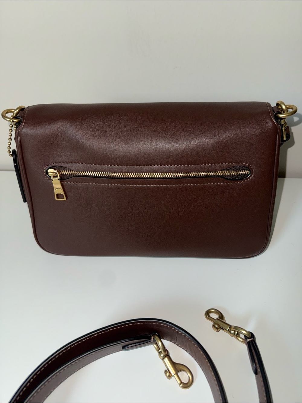 Coach Soft Tabby Shoulder Bag in Brass/Maple - Style Number CAM98 - Picture 7 of 8
